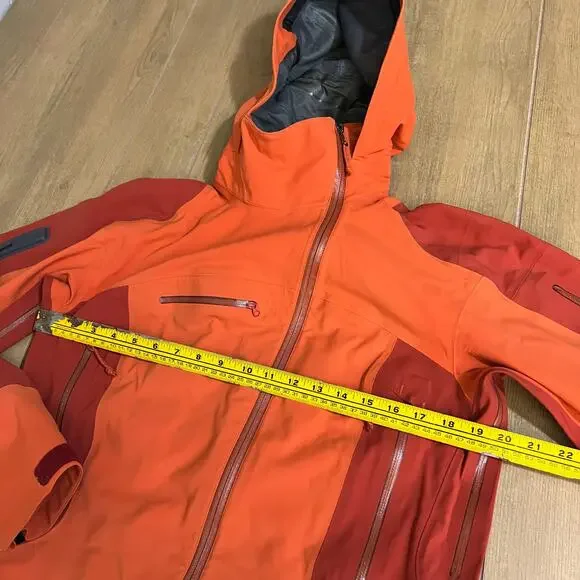 Arc’teryx Women’s M Ski Shell Jacket RECCO Avalanche Orange Hooded Snow - Picture 5 of 16